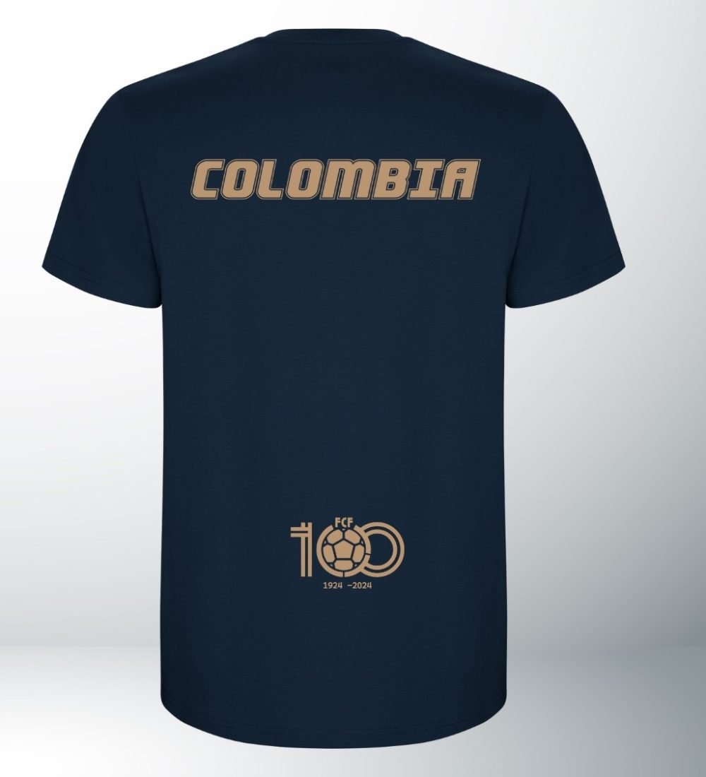 Camiseta Colombia azul oscuro - 1