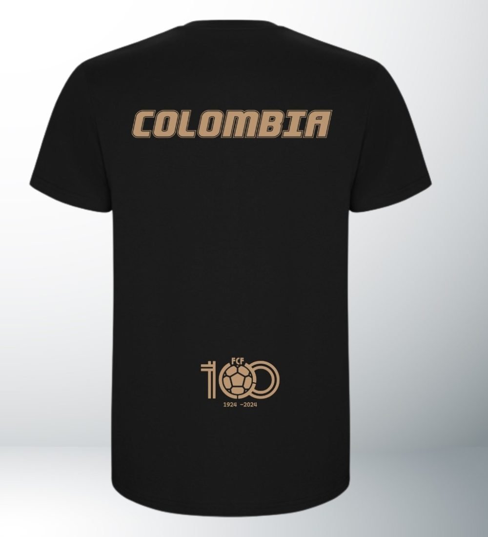 Camiseta Colombia negro - 1