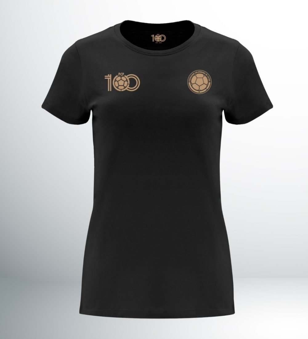 Camiseta Colombia negro mujer - 1